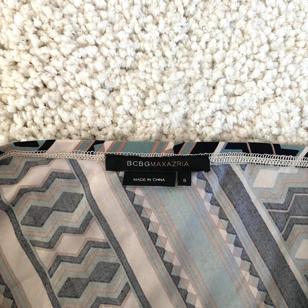 Bcbgmaxazria Patterned Halter Top - image 4